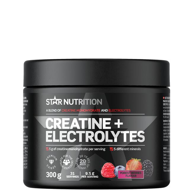 Kreatin + Elektrolyter 300 g Forest Berries