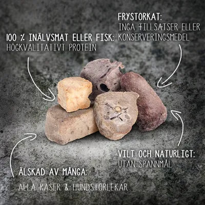 Wolf of Wilderness - RAW Snacks Kycklinghjärtan (70 g)