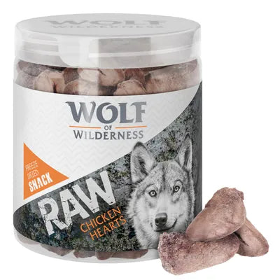 Wolf of Wilderness - RAW Snacks  Kycklinghjärtan (70 g)