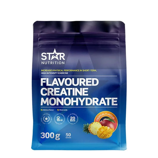 Smaksatt Kreatin Monohydrat 300 g Tropical - NEW