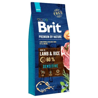 Brit Premium by Nature Sensitive med lamm 15 kg