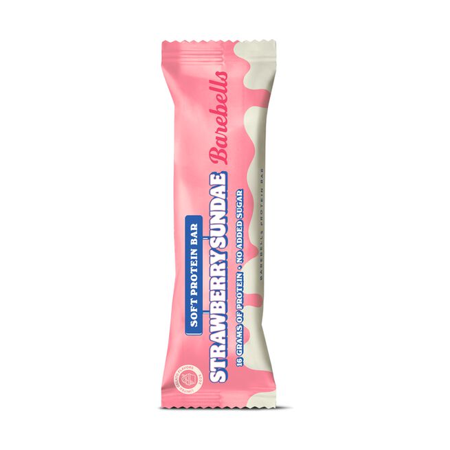 12 x Barebells Soft Proteinbar 55 g Strawberry Sundae