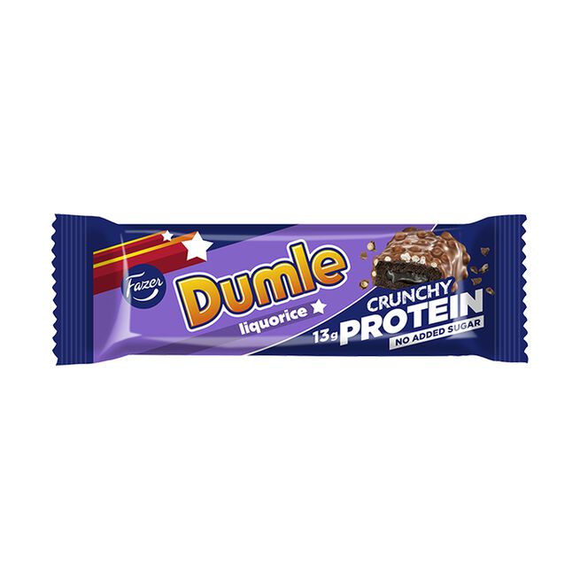 15 x Dumle Protein Bar 45 g Licourice
