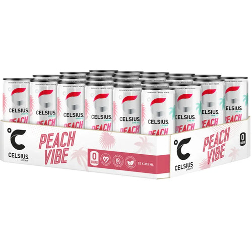 24 x Celsius 355 ml Peach Vibe