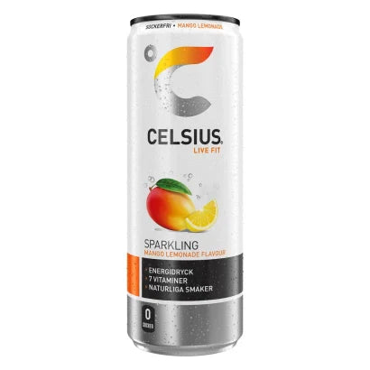 24 x Celsius 355 ml Mango Lemonade